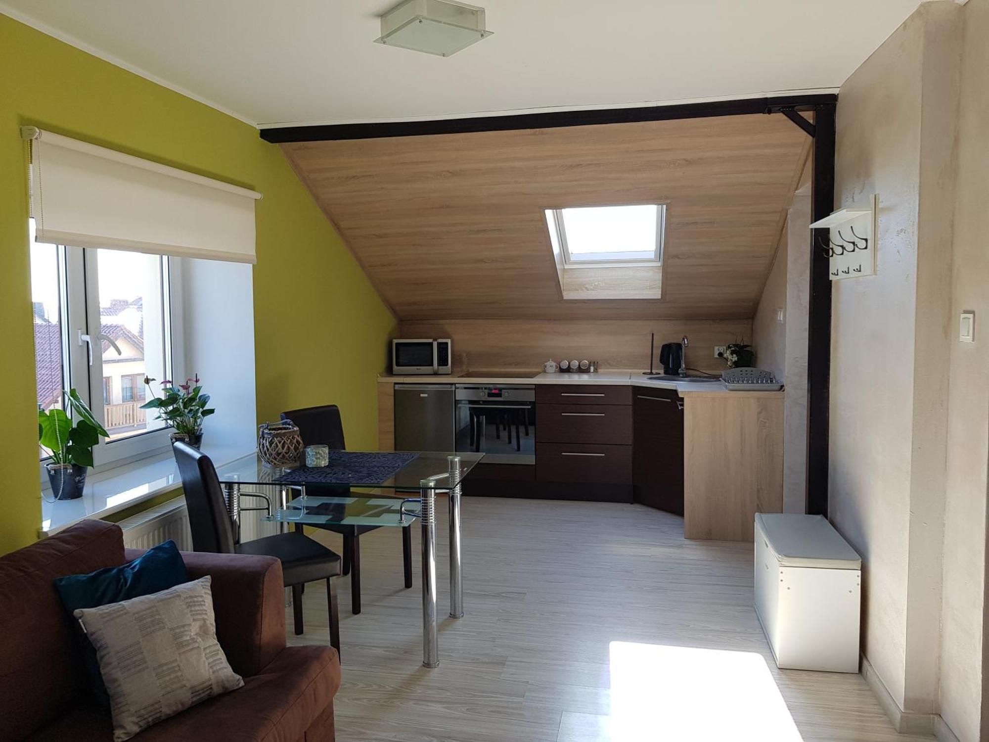 Malinowa 36 Apartamenty Chojnice Oda fotoğraf